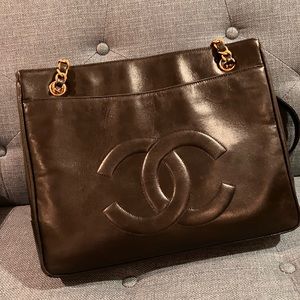Authentic Vintage Chanel Tote